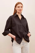 Load image into Gallery viewer, Classic Poplin shirt - Black
