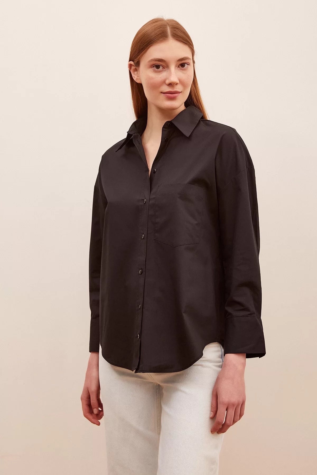 Classic Poplin shirt - Black