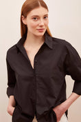 Load image into Gallery viewer, Classic Poplin shirt - Black
