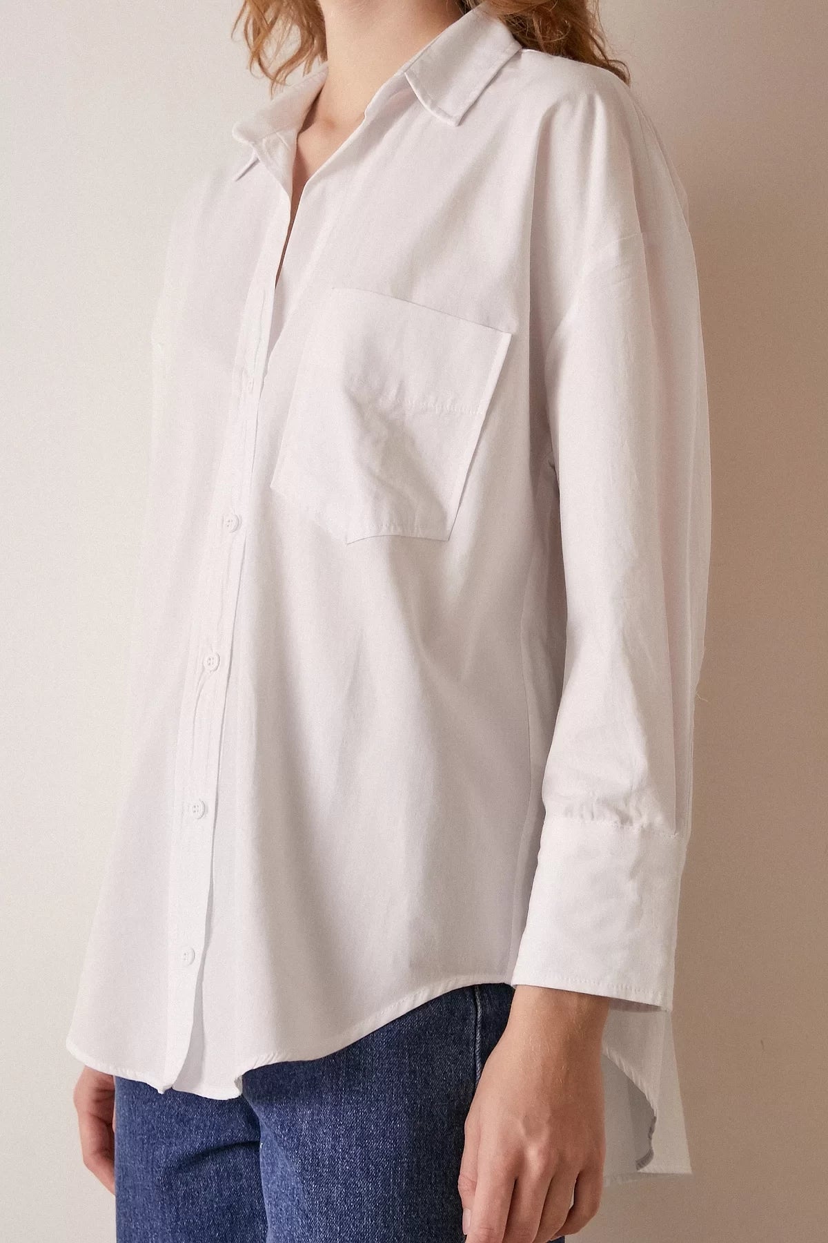 Classic Poplin shirt - White